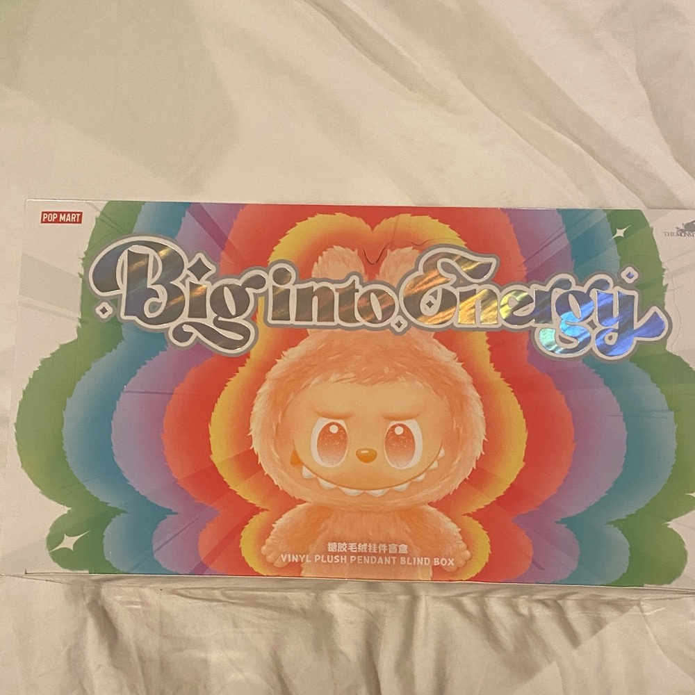Labubu Big Into Energy Plush Pendant Full Set AUTHENTIC & Unopened POP MART